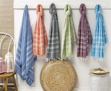 Turkish Peshtemal Bath Beach Gym Sauna Yoga Genuine Handwoven Towel