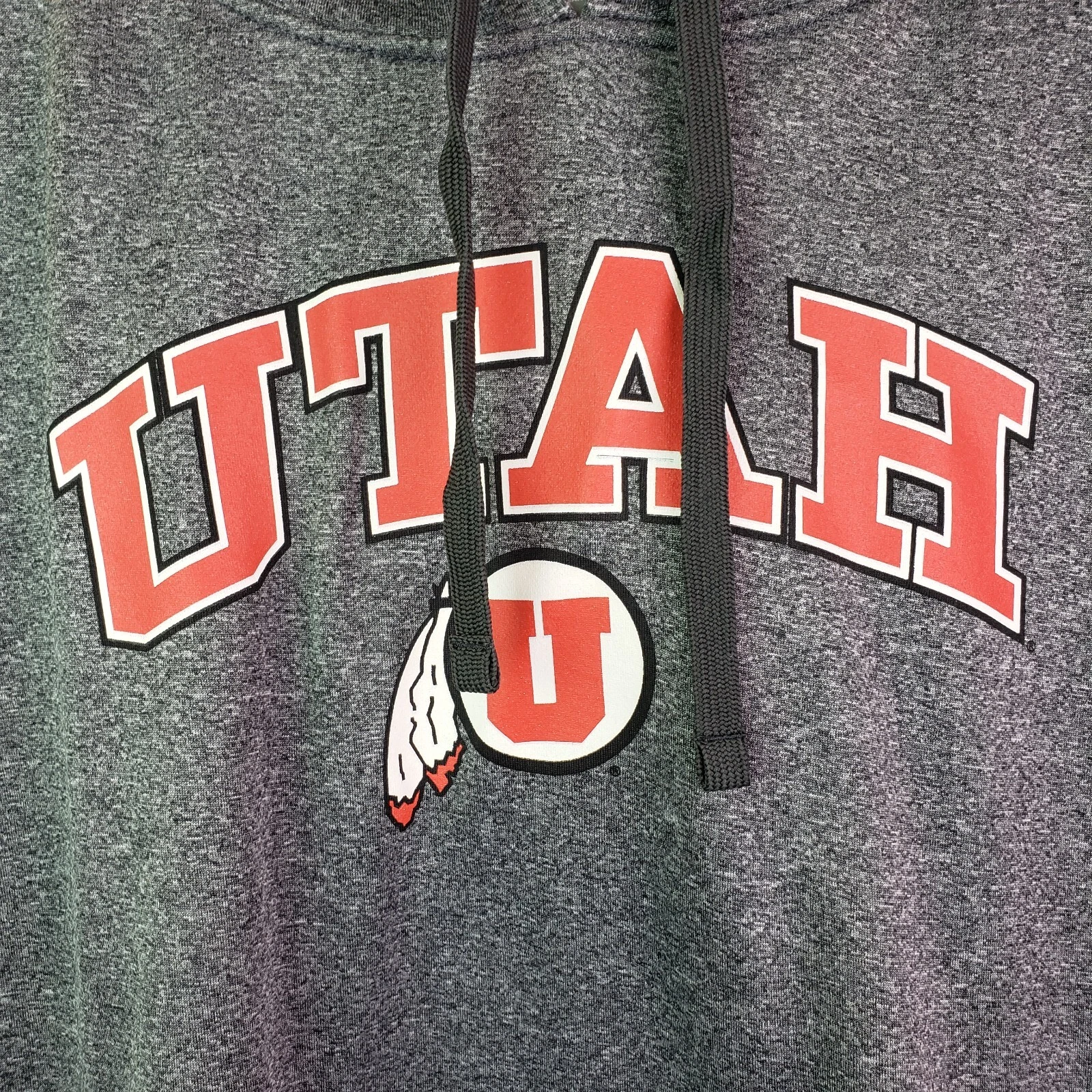 VETEMENTS Felpa con cappuccio pullover grigio KA Knights Apparel NCAA University Oh Utah Utes da uomo taglia XL
