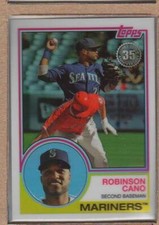Robinson Cano 72 2018 Topps Chrome 1983 '83 Silver Pack Refractor