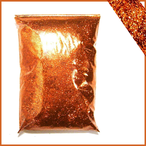 15oz Bright Orange .015" Metal Flake - Medium Auto Paint Pro Additive (444ml)