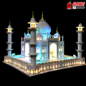 LED Light Kit for Taj Mahal - Compatible with LEGO® 10256 and 10189 Set (Remote)