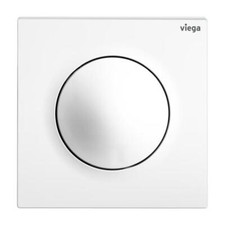 Viega Urinal Betätigungsplatte VfS 20 8610.2 aus Kunststoff in weiß-alpin