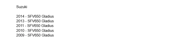 EMGO 12-93838 AIR FILTER SUZUKI SFV650 Gladius 2009- 2014 Foto 3 de 3