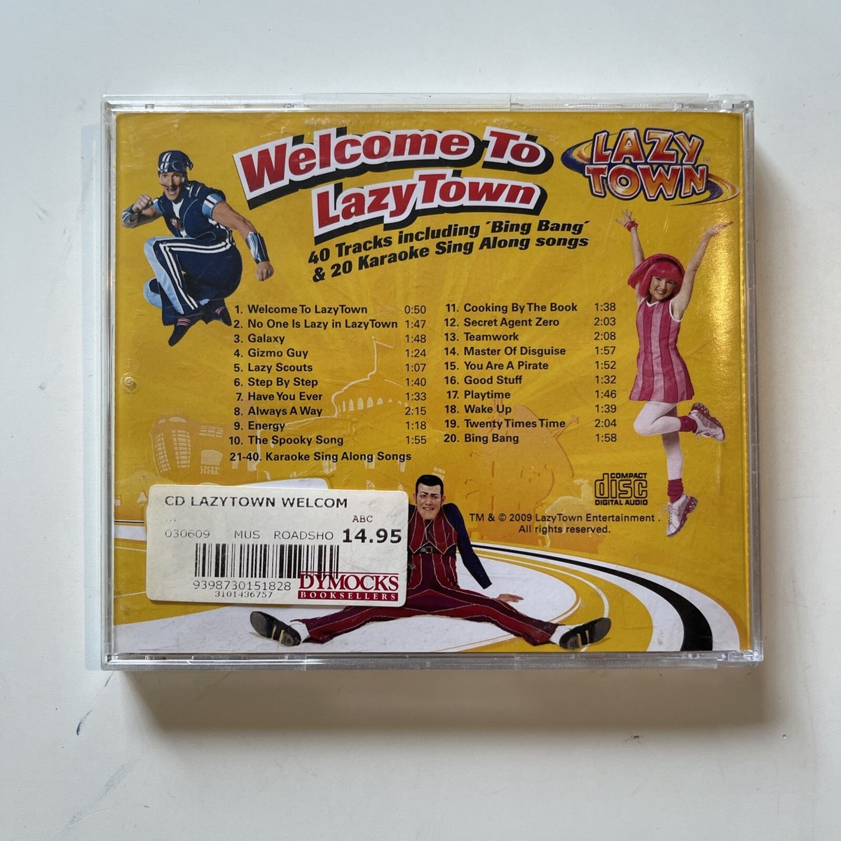 WELCOME TO LAZYTOWN Vintage Kids 40 TRACK MUSIC CD | eBay UK