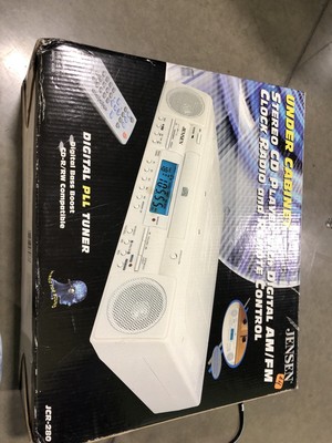 jensen under cabinet bluetooth stereo & radio