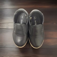 Cat  Jack Black Neal Slip on Dress Shoes Little Boys Church Wedding Shoes sz 6