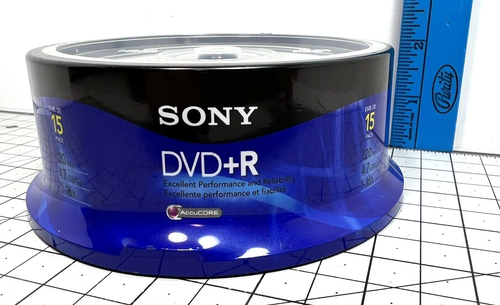 SONY Recordable Accucore DVD+R 120 Min 4.7GB/G-16X Sealed 15 Pack - 第 8/8 張圖片