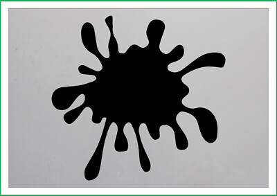 Spotch - Paint Splash 2 Mylar Schablone, 190 Mikron wiederverwendbare flexible Schablone
