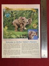 Mother Nature’s Nursery Hamilton Collection 1997 Print Ad - Great To frame!