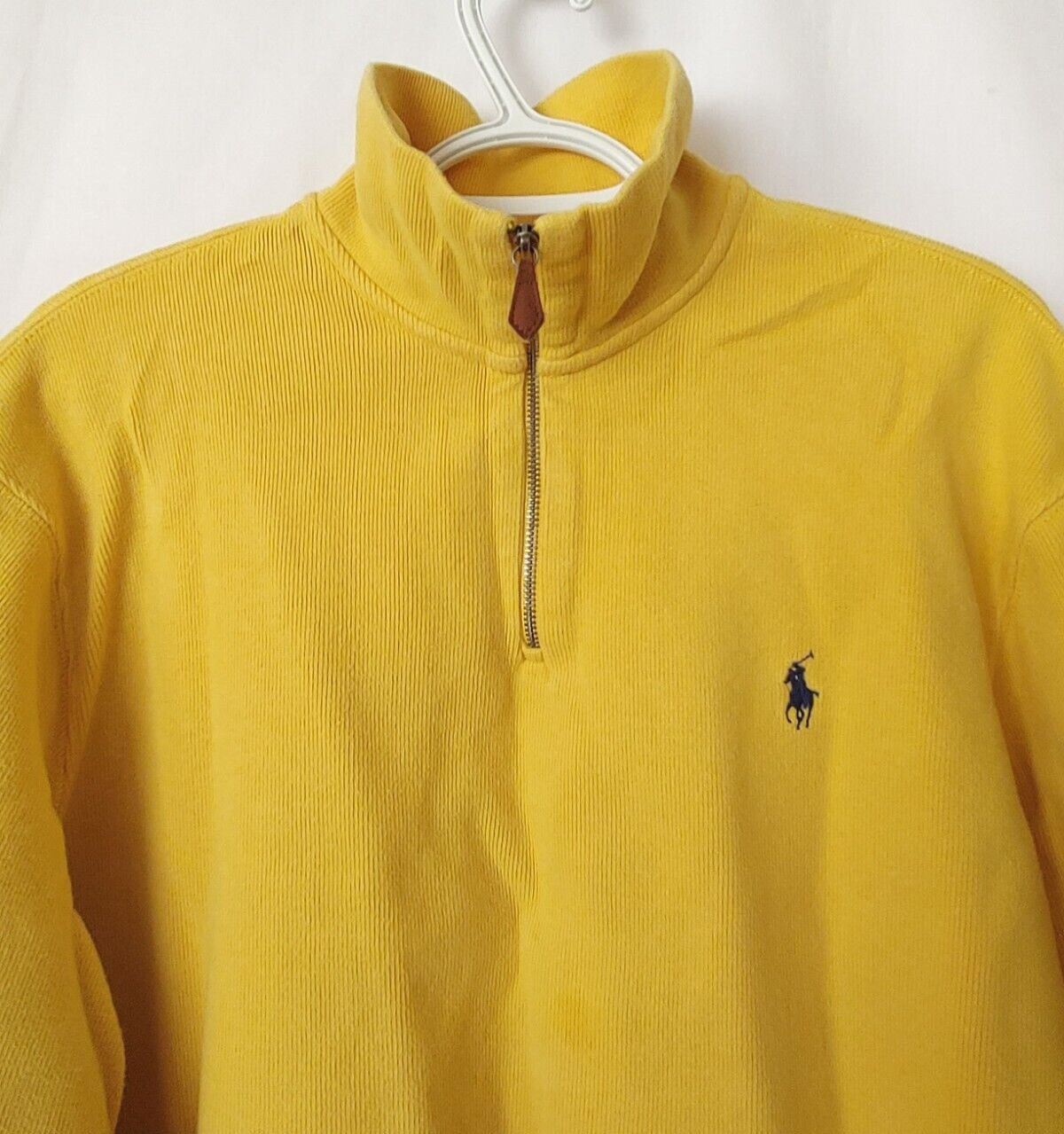 Polo Ralph Lauren Men's 1/4 Zip French Rib Long Sleev… Gem