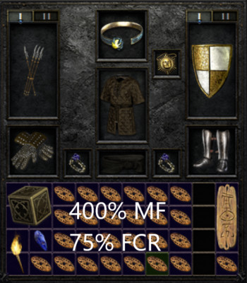   Javazone Ama Amazone 402%MF 75%FCR gear Diablo 2 Resurrected PC Softcore  