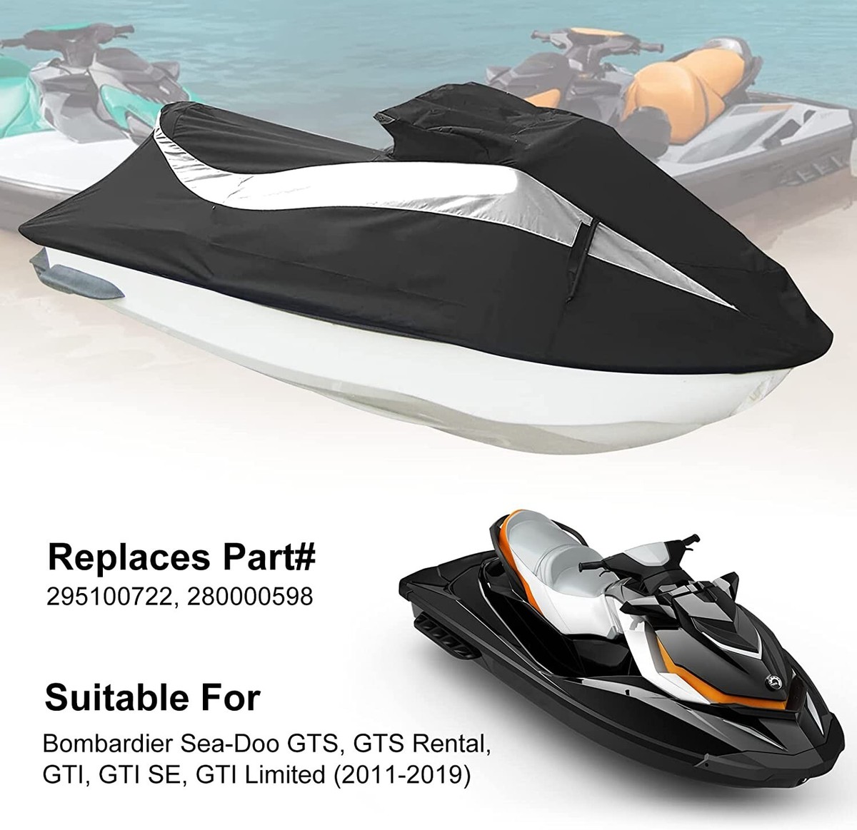 Complete Engines For Volkswagen GTI Jet Ski Trailerable Cover Fit (2011-19) GTS, GTS Rental,GTI,GTI SE,GTI 295100722 Tail Lights For Volkswagen GTI