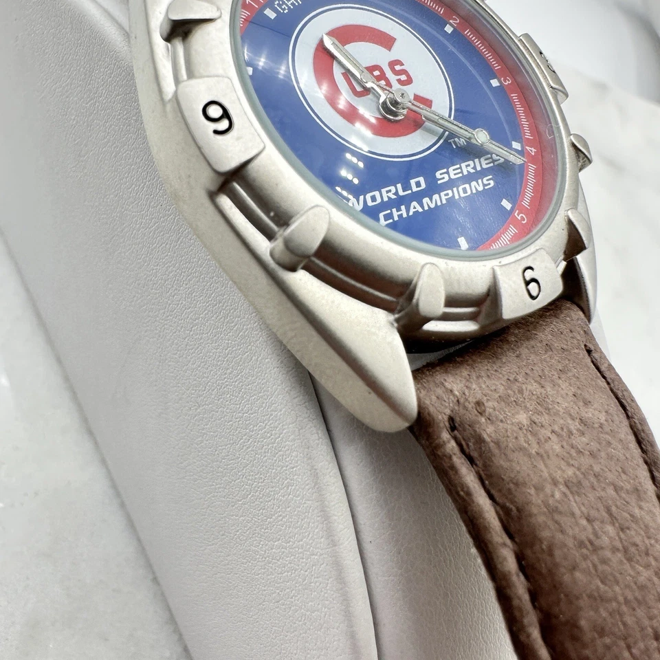 Rare Game Time Chicago Cubs 41mm World Series Champions Watch, New Battery - Image 2 of 4