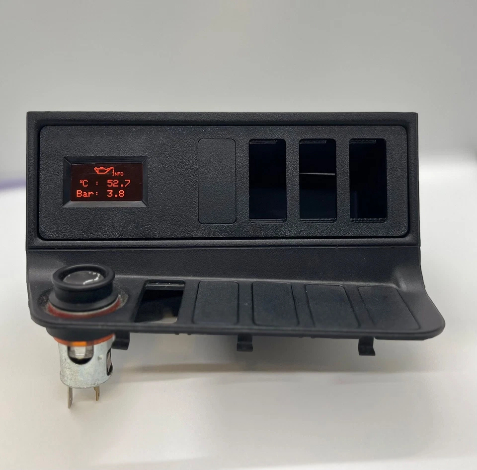 Bmw e36 4xSlot öltemperatur öldruck Digital LED Anzeige coupe limo cabrio m3 328 - Bild 2 von 4