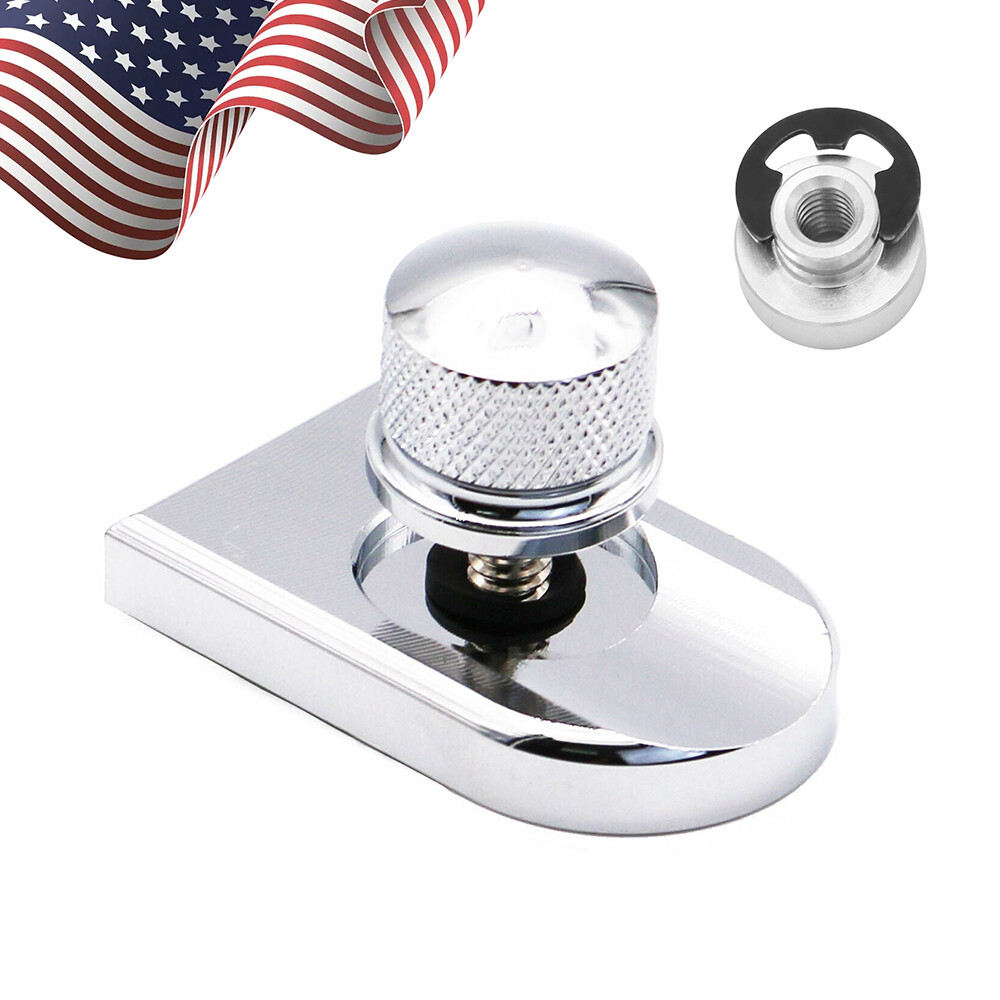 Harley Touring Softail Dyna Rear Seat Screw Bolt Mount Knob Cover