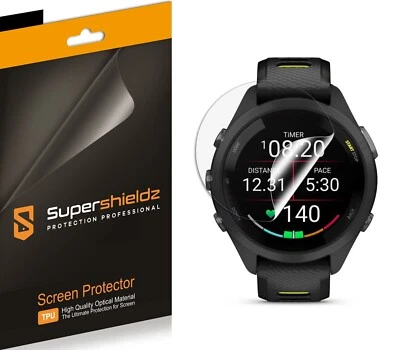 3X Supershieldz Clear Screen Protector for Garmin Forerunner 265s (TPU)
