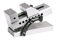 WABECO Sinus Niederzug Schraubstock 73 mm schwenkbar Kontroll Schraubstock 40710