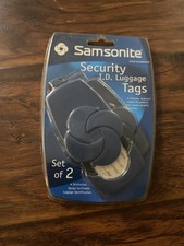 samsonite security id luggage tag