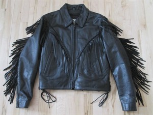 wilson leather fringe jacket