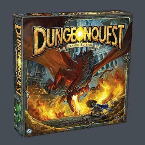 Fantasy Flight Games DUNGEON QUEST (Revised Edition) NEW IN SHRINK. RARE.
