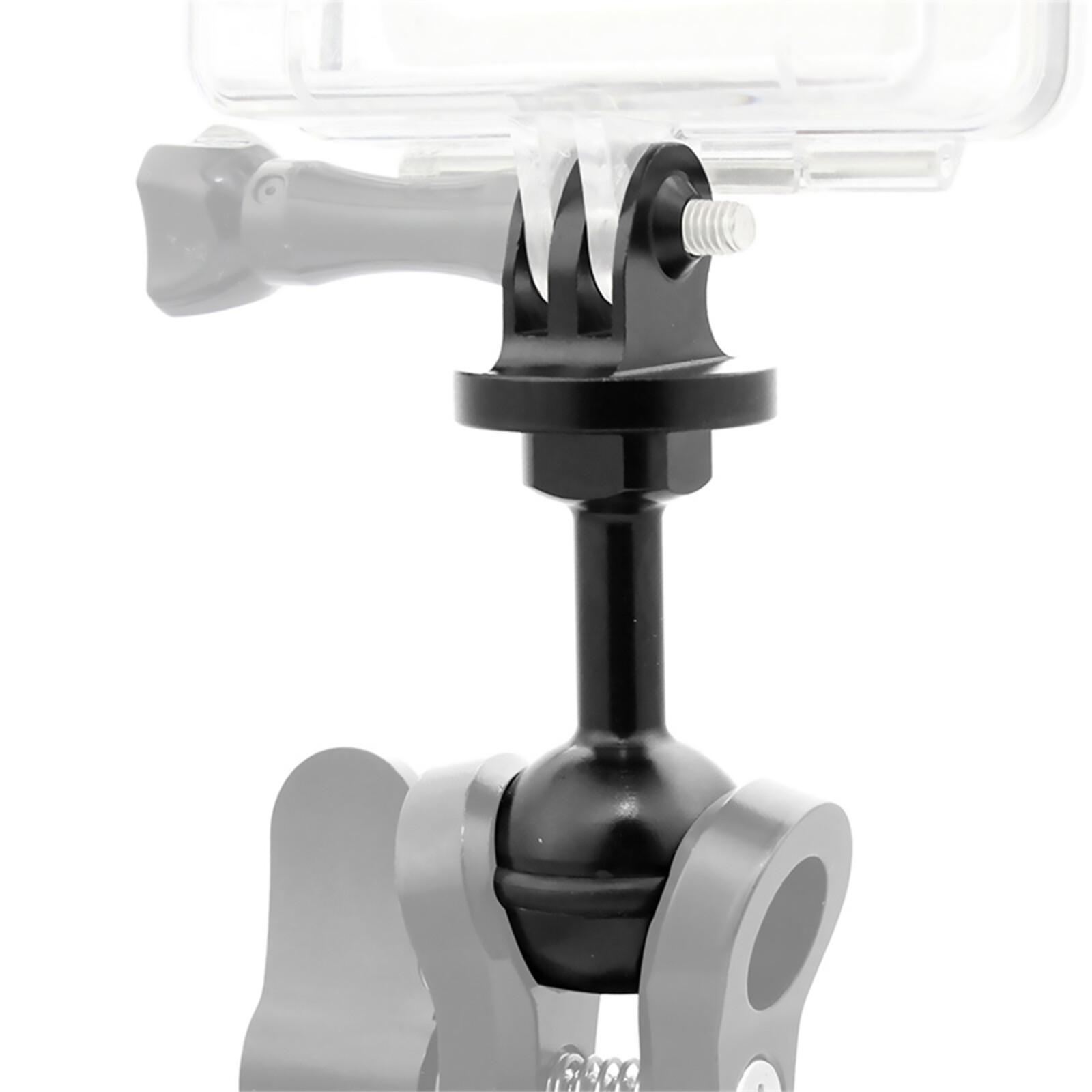 Protable 1 Inch Mini Ball Head Base Adapter Alloy  For GoPro Tripod Mount