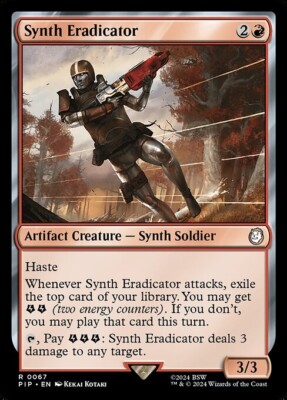 *MtG: 2x SYNTH ERADICATOR - Commander Fallout Rare - magicman-europe*