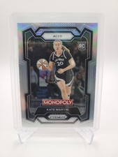 2024 Panini WNBA Monopoly Prizm No. 40 Kate Martin RC Silver Prizm