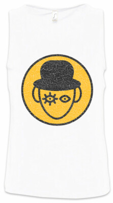 Clockwork Alex Herren Tank Top Uhrmacher Orange Uhrwerk Movie Film Mod Punk UK