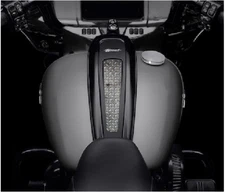 Rustic Diamond Plate Dash Panel Insert. 21+ Street Glide & 21+ Road Glide.