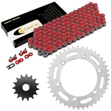 Red Drive Chain And Sprocket Kit for Suzuki DR-Z400Sm 2005-2018