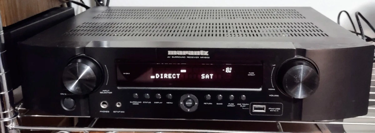 Marantz NR 1602 7.1 Channel 50 Watt Receiver Working 699927270155