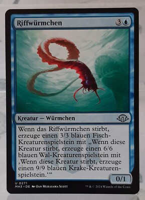 Magic - Riffwürmchen / Reef Worm - Uc/Kreatur - Modern Horizons 3 - DE/NM