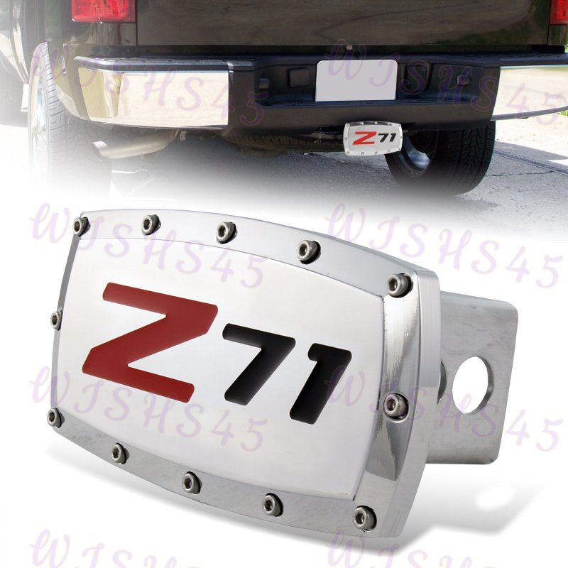 For 2" Trailer Tow Receiver Hitch Cover Plug For CHEVROLET Z71 ALLEN