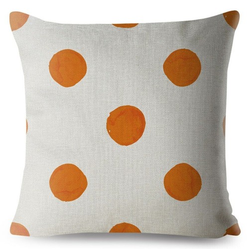 Blue Watercolor Geometry Stripe Dot Print Throw Pillow Cushion Cover Pillow Case - Picture 11 of 37