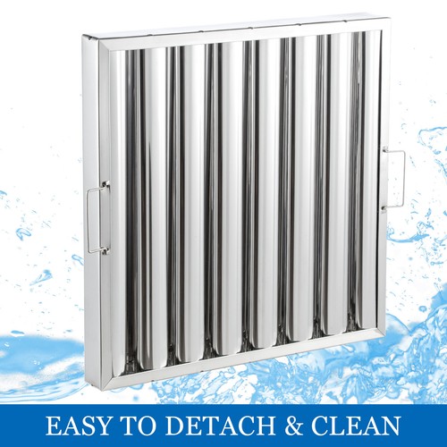 Ginkman Commercial 6PCS 19.4"W x 19.4"H Stainless Steel Hood Filters for Kitchen - Picture 4 of 9
