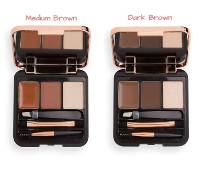 Makeup Revolution Brow Sculpt Kit Brow Gel, Powder Highlighter