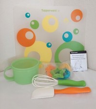 Tupperware Deluxe Kids in the Kitchen Small Baking Set Jr Crystalwave Soup Mug