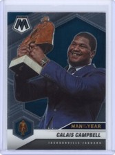 2021 PANINI MOSAIC CALAIS CAMPBELL MAN OF THE YEAR #270 JAGUARS HURRICANES 
