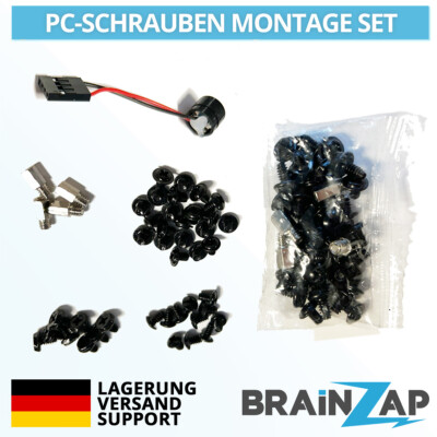 50 Teile PC Schrauben Montage-Set Kit PC-Speaker, Mainboard, SSD, Netzteil, PSU