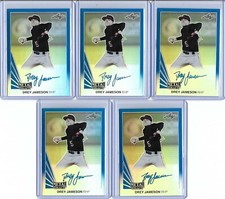 2019 Leaf Metal DREY JAMESON Throwback Blue Prismatic Auto RC /30 Diamondbacks