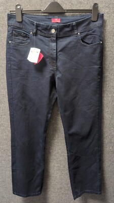 Together Verzierte Jeans Dunkelblau UK 16R LN052 LL 06