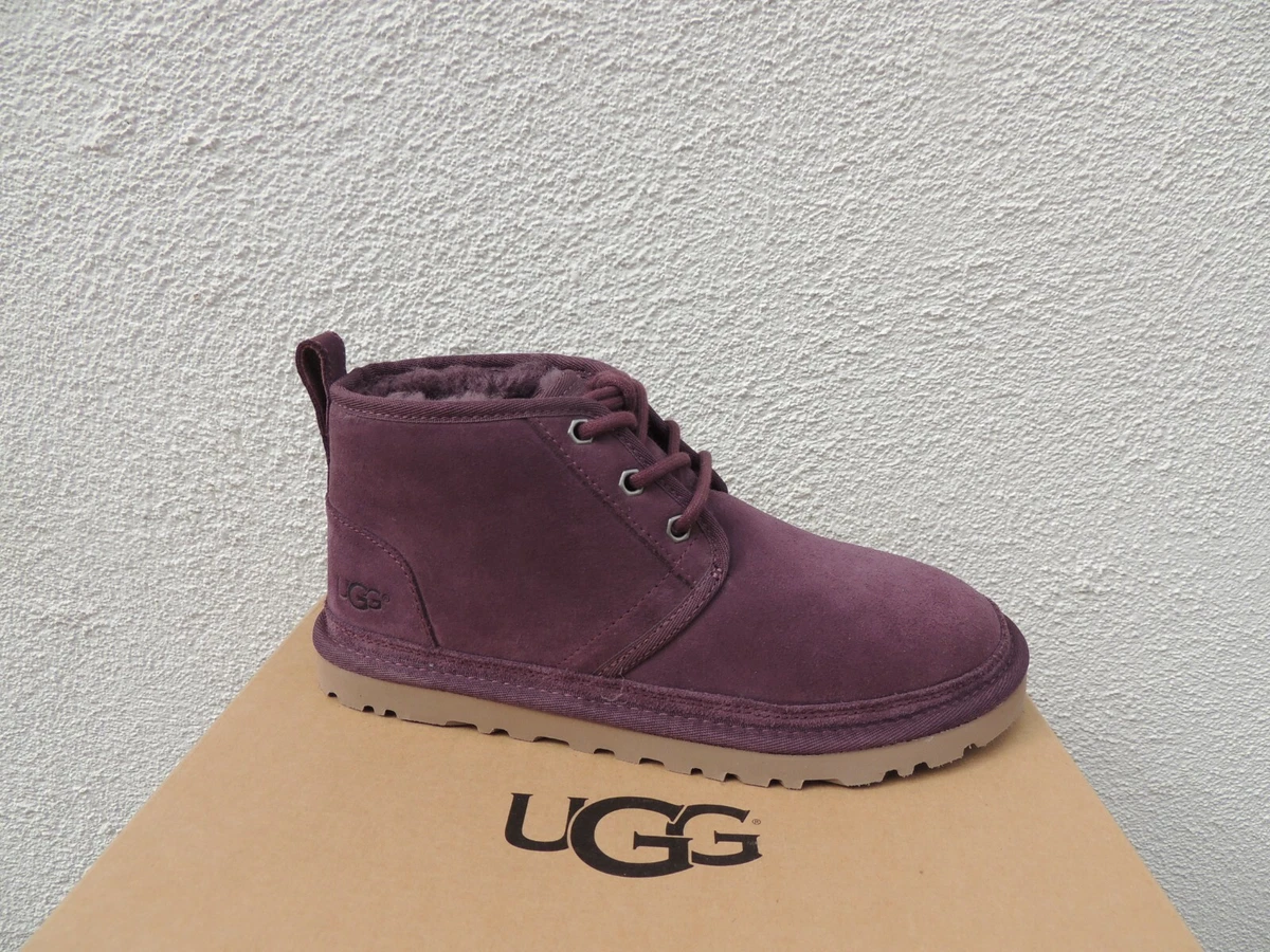 UGG NEUMEL PORT SUEDE SHEEPWOOL ANKLE BOOTS WOMEN US 5 EUR 36
