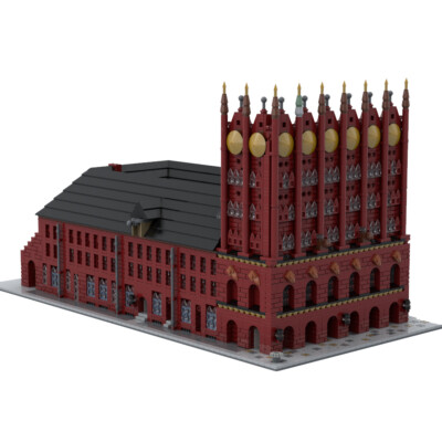 Stralsund Town Hall Gothic architecture Famous Landmark 7491 teile Spielzeug