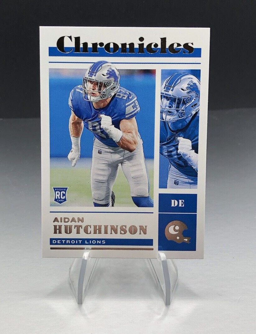 Aidan Hutchinson  2022 Chronicles Rookie #47 Wolverines Detroit Lions RC