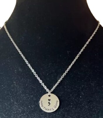 What Does a Semicolon Necklace Mean: Symbol of Strength & Hope