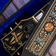 VTAR Guitar Strap The Crossroads Collection (Gold Dust) Made With Vegan Leather