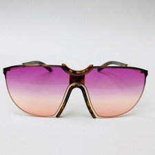 Sunglasses Rimless Purple Pink Lens Fashion Oversized Trendy Uv400 Protect Gafas