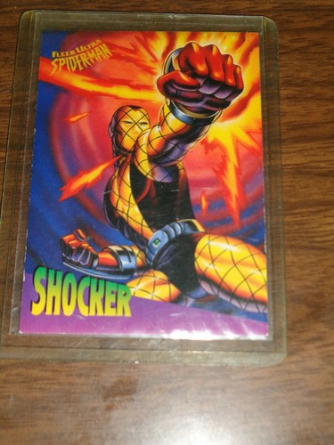 1995 FLEER MARVEL ULTRA SPIDER-MAN SHOCKER INSERT CARD EXCELLENT - Picture 3 of 6