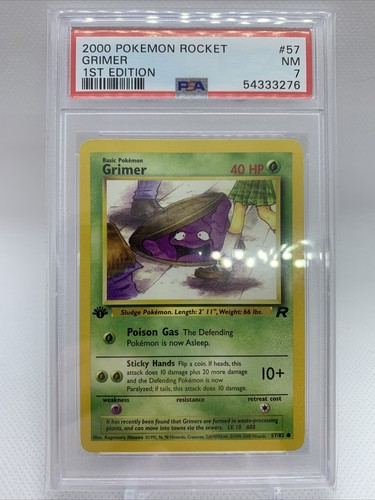 Grimer (1st Edition) graded PSA 7 for sale on eBay