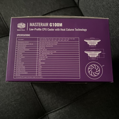 Cool Master MasterAir G100M Low-Profile CPU Cooler w/ Heat Column Technology - Picture 5 of 5
